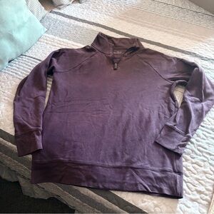 ✅ Under Armour Plum Quarter-Zip Pullover